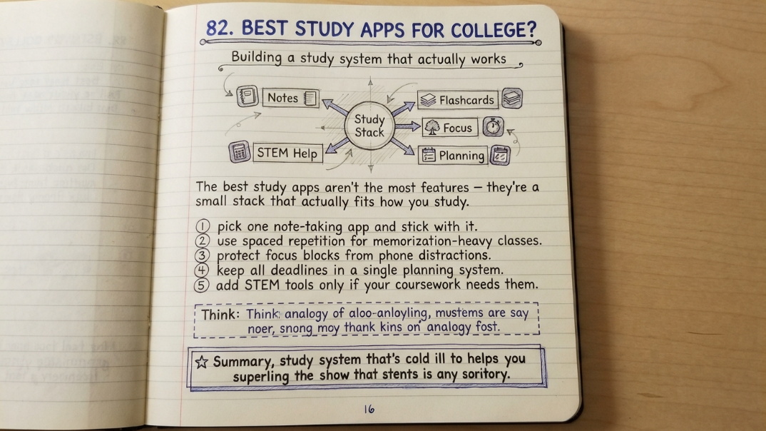 Best Study Apps for College Students: A Practical 2026 Guide