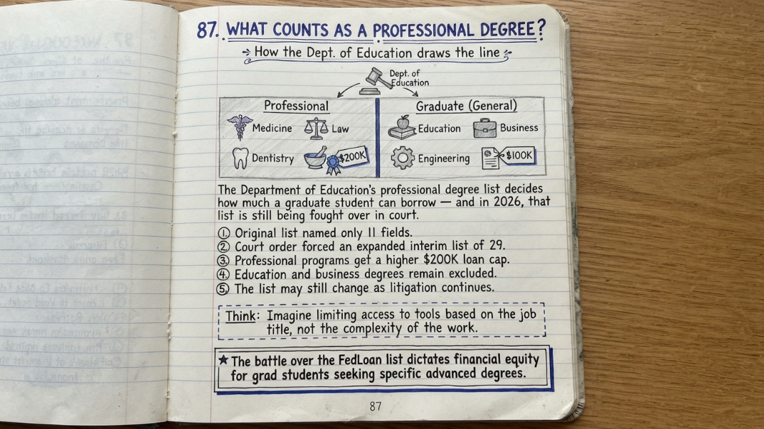 Department of Education Professional Degrees: What Counts and Why It Matters for Loans