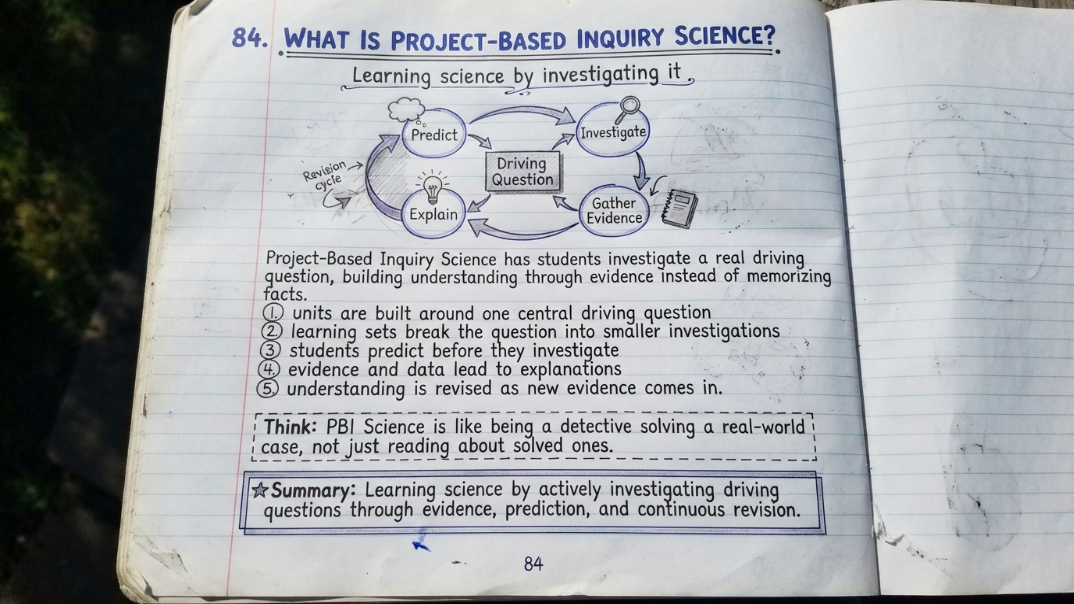 Project-Based Inquiry Science: The Complete Guide for Teachers and Students