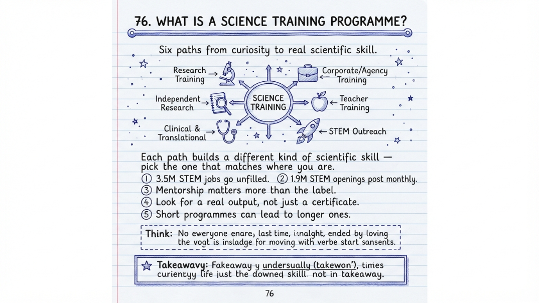 Science Training Programme: The Complete 2026 Guide to Types, Benefits, and How to Choose One