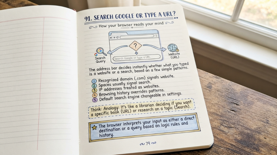 "Search Google or Type a URL": What It Means and How the Address Bar Really Works