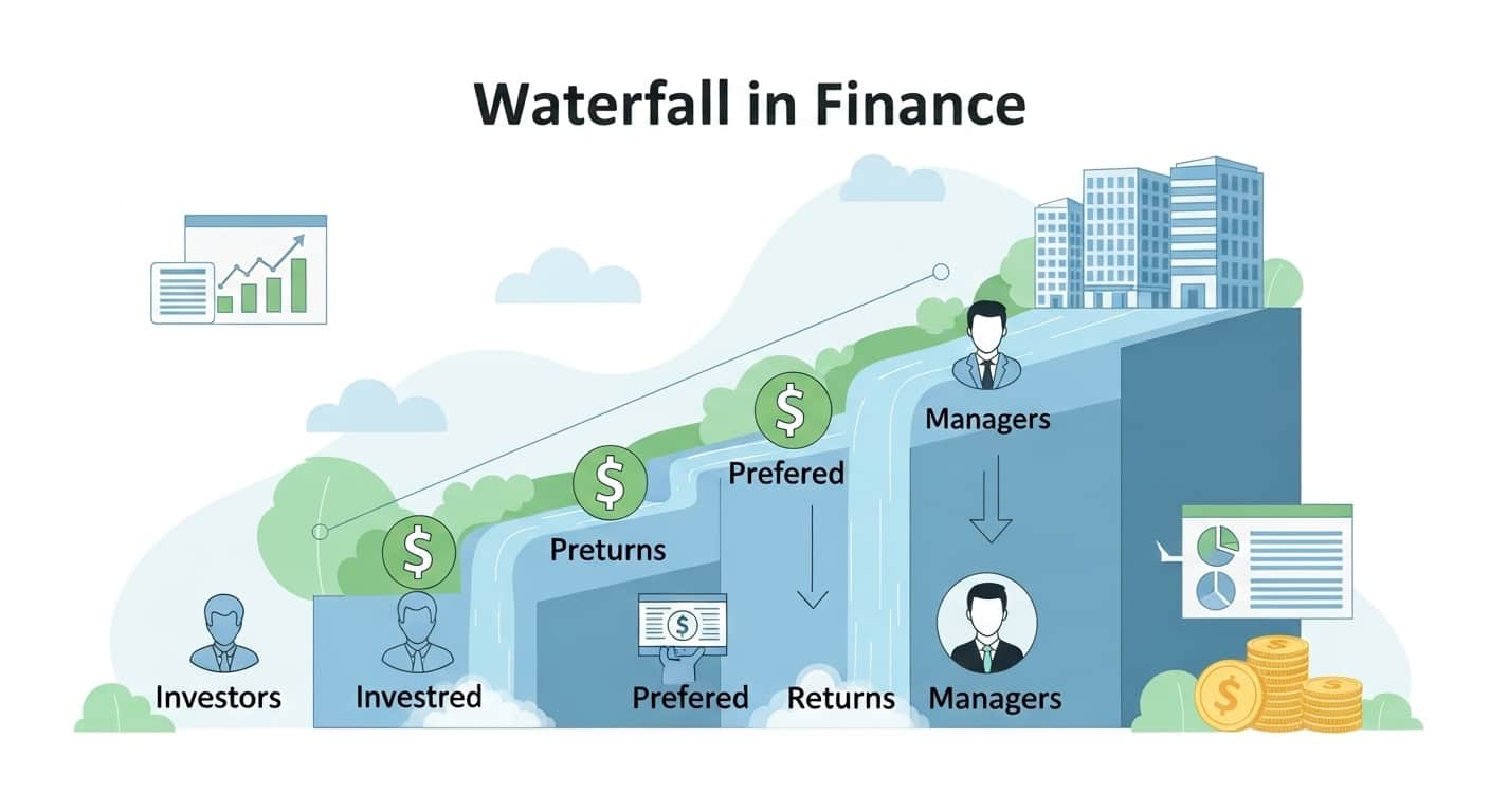 Waterfall in Finance: A Simple Guide to Cash Flow Distribution