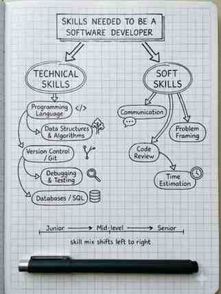 What Skills Are Needed to Be a Software Developer: The Complete 2026 Guide (Technical + Soft Skills Breakdown)